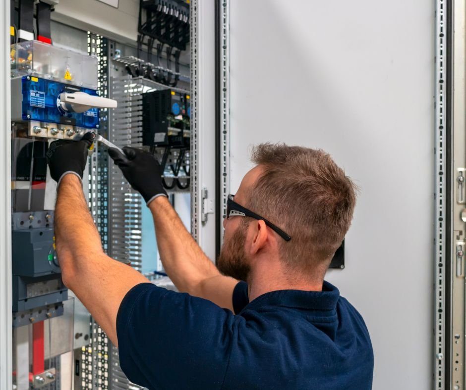 Professioneller Elektriker - Stromausfall und Installation